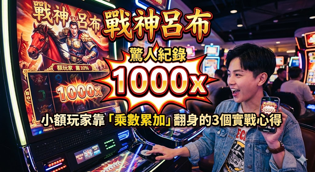 戰神呂布1000倍驚人紀錄：小額玩家靠「乘數累加」翻身的3個實戰心得