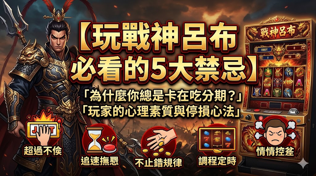玩戰神呂布必看的5大禁忌：為什麼你總是卡在吃分期？玩家的心理素質與停損心法