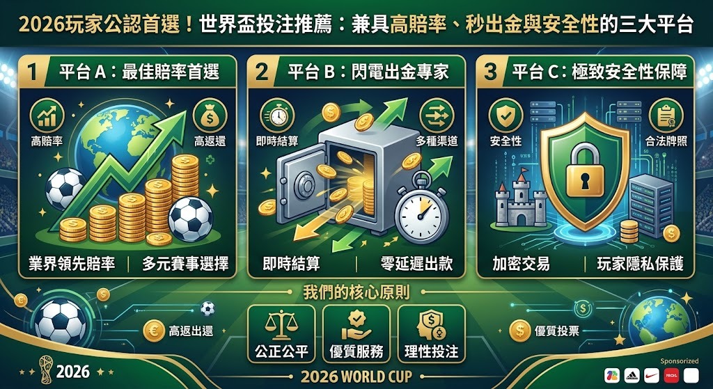 兼具高賠率、秒出金與安全性的三大平台 兼具高賠率、秒出金與安全性的三大平台
