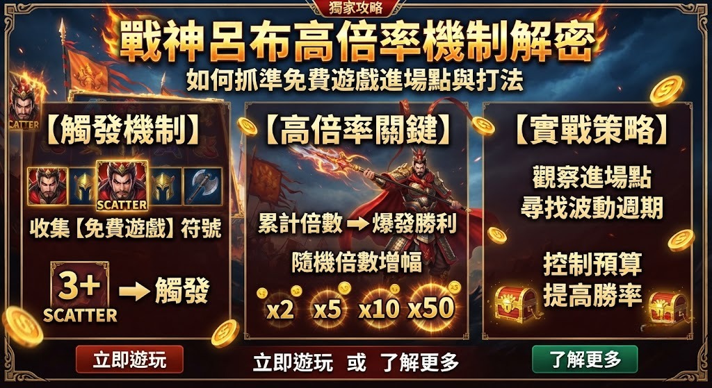 如何抓準免費遊戲進場點與打法 如何抓準免費遊戲進場點與打法